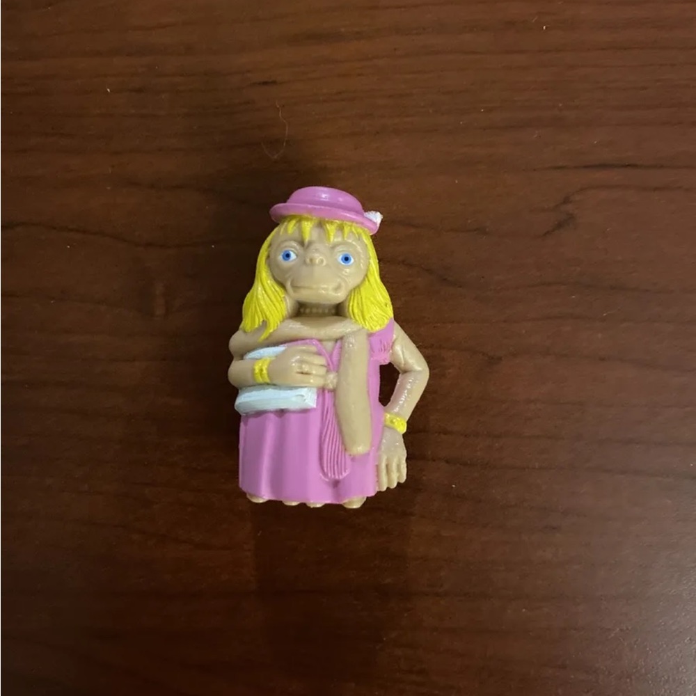Vintage rare ET rubber figurine